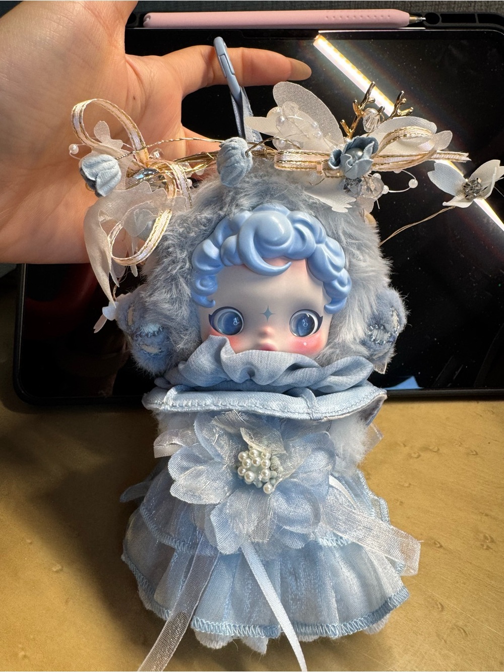 POP MART L’impressionnisme-Dew Plush w/ Handmade Dress